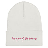 Homosexual Tendencies Cuffed Beanie